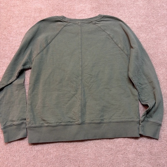 Athleta Women's Green Crewneck Sweater 1713 - Picture 3 of 4